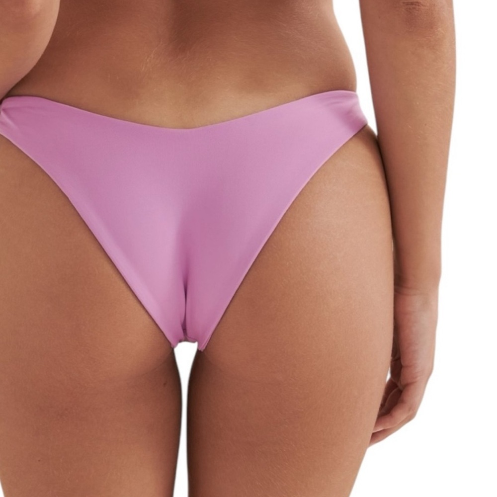 NWT L*Space Blue Purple Jewel Cabana Bitsy Bikini Bottoms $84